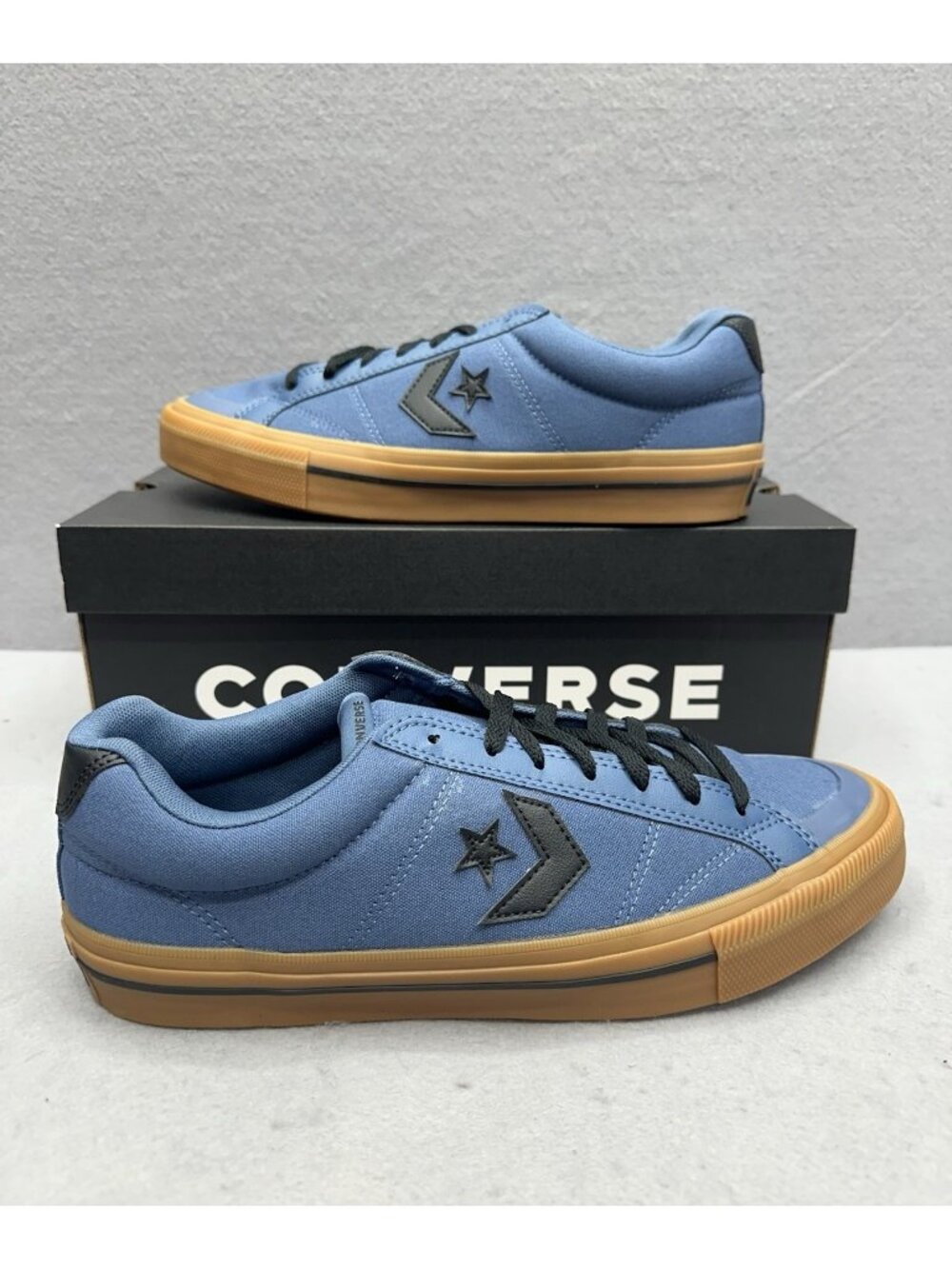 Converse OX Sneakers Size 9.5 Men 11 Women Blue Gum Honey Style A13224C Retro